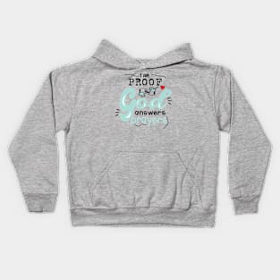 God Answers Prayer Kids Hoodie